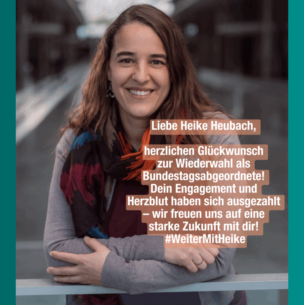 Gratulation Heike Heubach